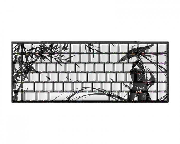 WLMouse YING75 HE Forged Carbon Fiber Tangentbord - Vit [Gateron Nightfall]