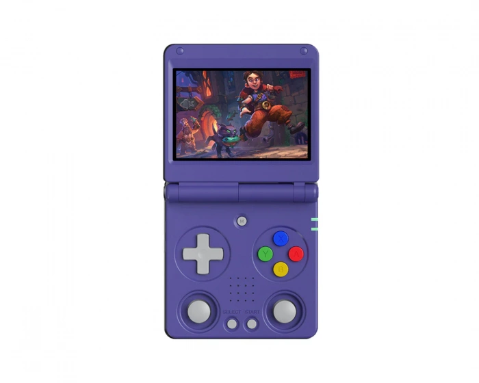 Anbernic RG34XXSP Retro Emulator (64GB) - Indigoblå