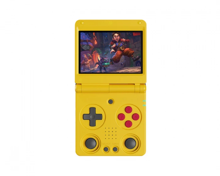 Anbernic RG34XXSP Retro Emulator (64GB) - Gul