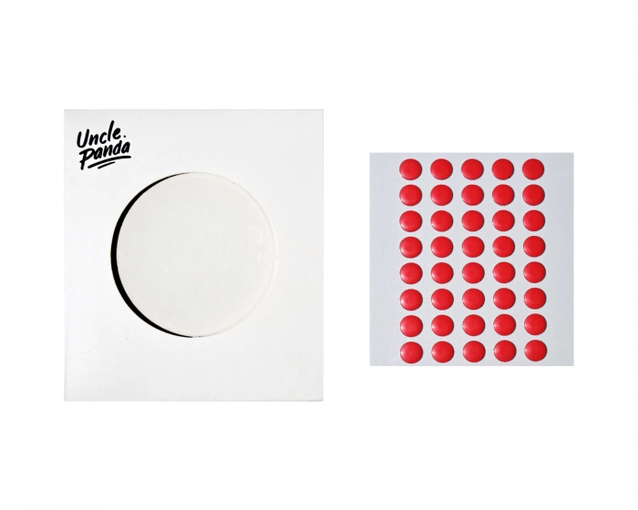 Uncle Panda Spirit Dots - Red - 40 pcs