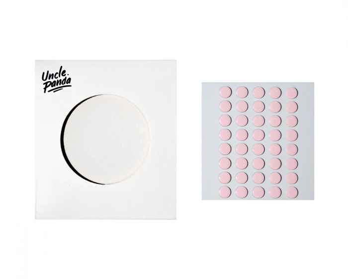 Uncle Panda Spirit Dots - Pink - 40 pcs