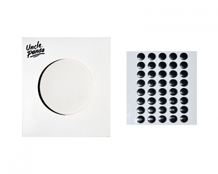Uncle Panda Spirit Dots - Black - 40 pcs