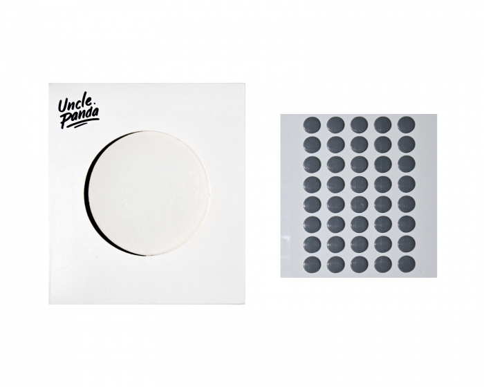 Uncle Panda Spirit Dots - Grey - 40 pcs