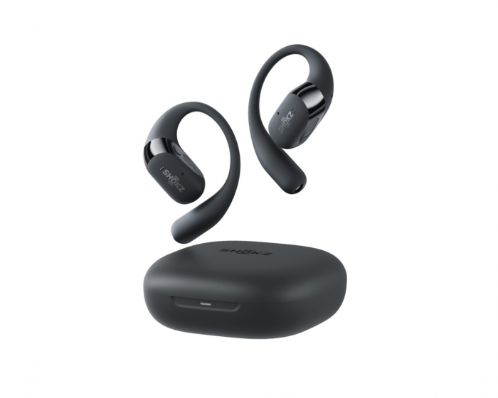 Shokz OpenFit 2 Trådlösa Bone Conduction Hörlurar - Svart
