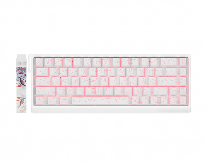 FGG MAD60 Flagship HE ANSI Tangentbord [Magnetic Amber PRO] - Vit
