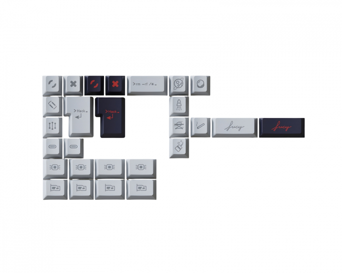 KBDfans PBTfans Lucy R2 - 2076 kit
