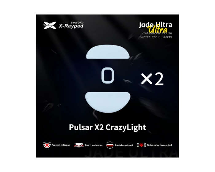X-raypad Jade Ultra Skates för Pulsar CrazyLight