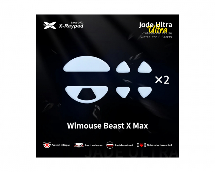 X-raypad Jade Ultra Skates för WLmouse Beast X Max