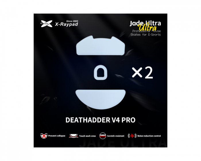 X-raypad Jade Ultra Skates för Razer Deathadder V4 PRO