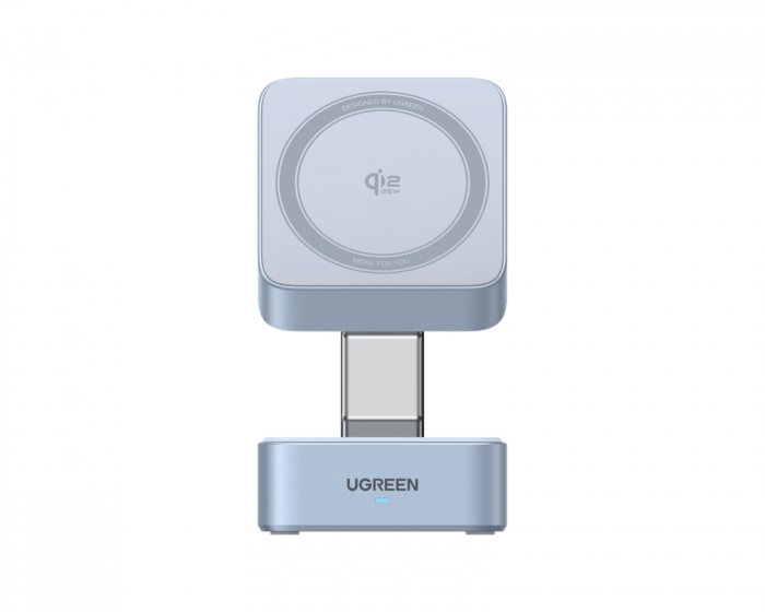 UGREEN MagFlow Qi2.2 25W 2-i-1 Magnetisk Trådlös Laddare