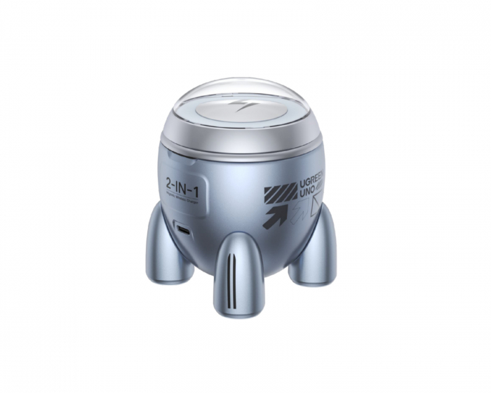 UGREEN MagFlow Qi2.2 25W 2-i-1 Rocket Magnetisk Trådlös Laddare