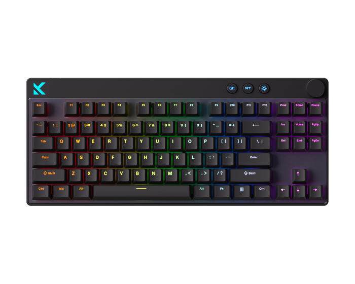 MCHOSE Mix 87 Hall Effect Magnetic Gamingtangentbord ANSI - Svart