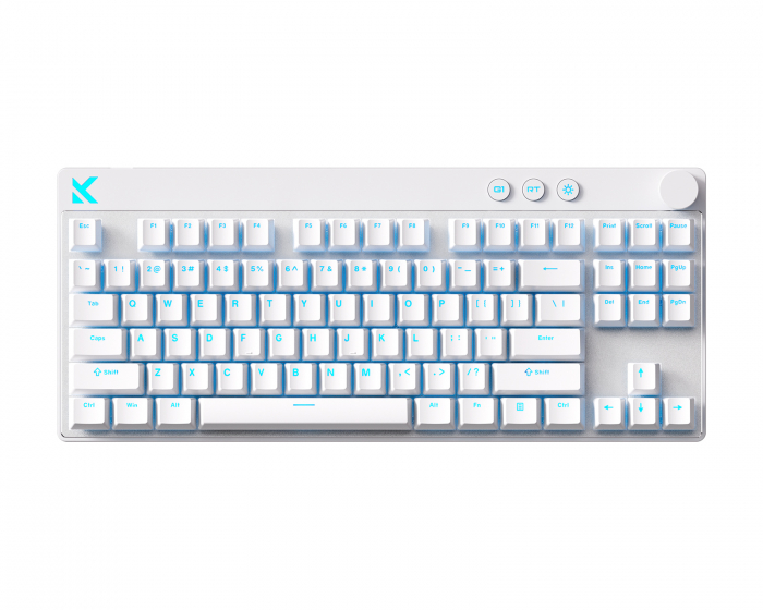 MCHOSE Mix 87 Hall Effect Magnetic Gamingtangentbord ANSI - Vit