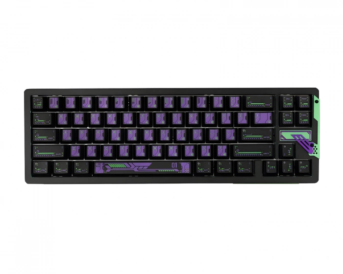 Chilkey Slice68 HE Gaming Tangentbord [WS Flux Clacky] - Lila