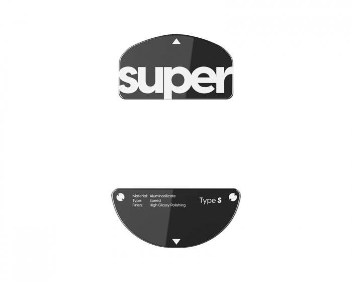 Superglide Glass Skates Type-S för Susanto-X - Svart