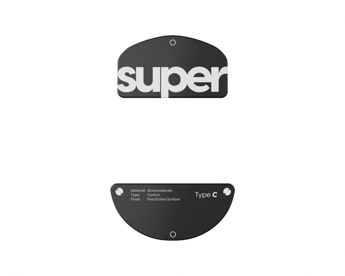 Superglide Glass Skates Type-C för Susanto-X - Svart
