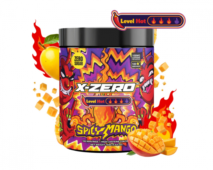 X-Gamer X-Zero Spicy Mango - 100 Portioner