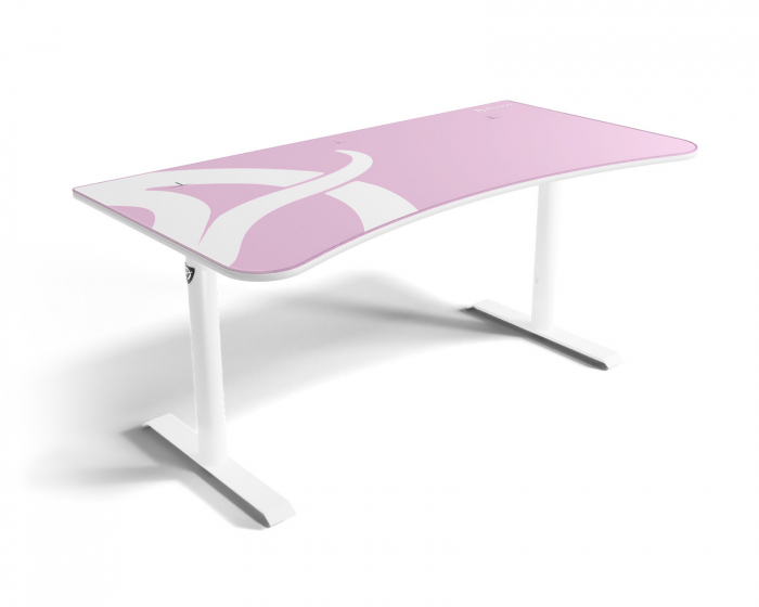Arozzi Arena Gaming Skrivbord - Large - Vit Rosa