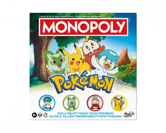 Hasbro Monopoly Pokémon - Brädspel (SE/FI)