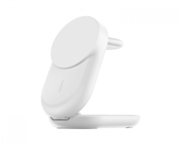 Belkin UltraCharge 3-i-1 Qi2 Trådlös Laddare - Vit