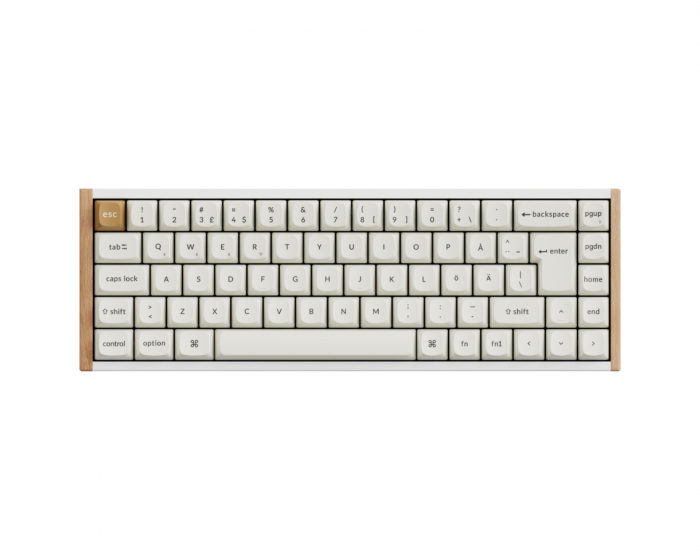 Keychron K6 HE SE Trådlöst QMK Tangentbord [Gateron 2.0 Purple Magnetic Switch] - Wood White