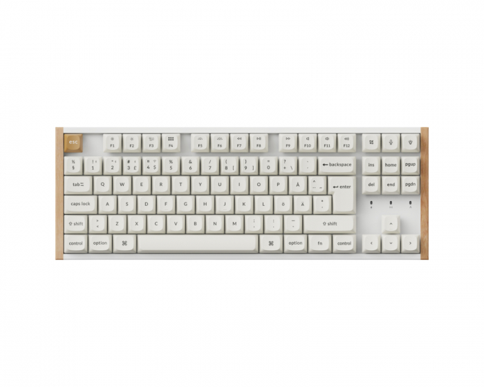 Keychron K8 HE SE Trådlöst QMK Tangentbord [Gateron 2.0 Purple Magnetic Switch] - Wood White
