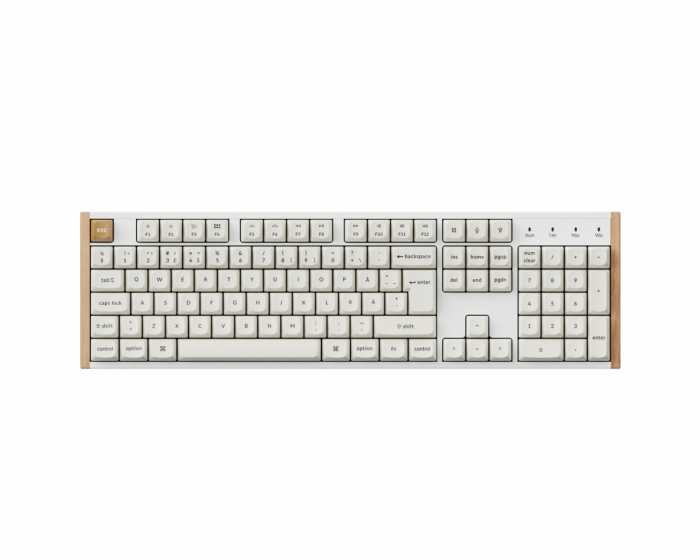 Keychron K10 HE SE Trådlöst QMK Tangentbord [Gateron 2.0 Purple Magnetic Switch] - Wood White