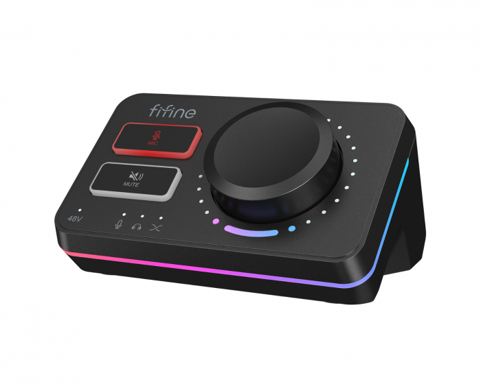 Fifine AmpliGame SC9 Ljudmixer - Svart