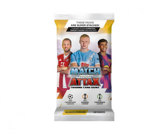 Topps Match Attax Kort UCL 25/26 Booster - Fotbollskort