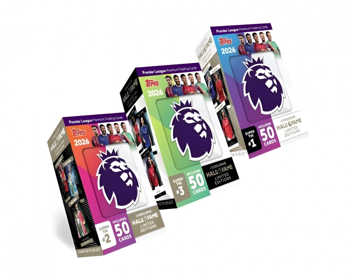Topps Premier League Super Tin 25/26 - Fotbollskort