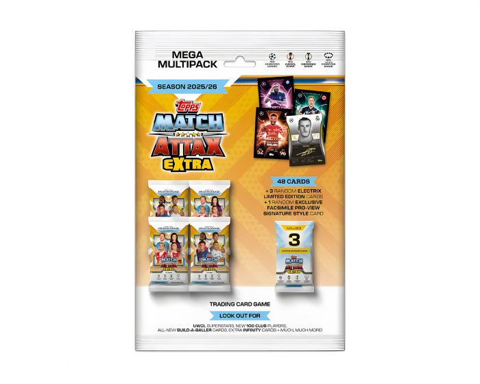 Topps Match Attax Champions League 25/26 Mega Extra Multipack - Fotbollskort