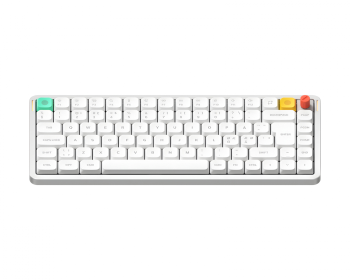 NuPhy Air75 V3 Trådlöst Tangentbord – Nova White [Red Nano Switch]