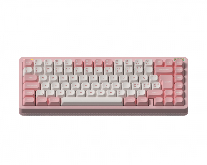 NuPhy Halo75 V2 Trådlöst Tangentbord – Sakura Fizz [Raspberry Switch]
