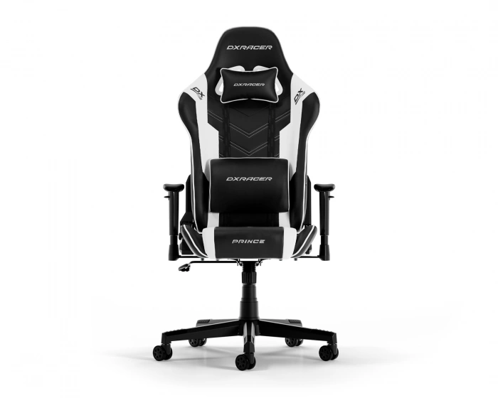 DXRacer PRINCE L Svart & Vit PVC Läder