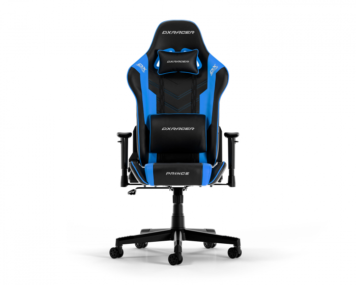 DXRacer PRINCE L Svart & Blå PVC Läder