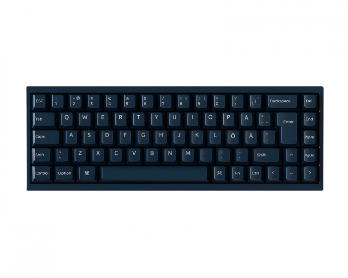Keychron Q16 HE 8K Keramiskt ISO Tangentbord [Lime Magnetic Switch] - Navy Blue
