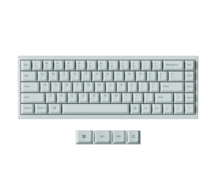 Keychron Q16 HE 8K Keramiskt ISO Tangentbord [Lime Magnetic Switch] - Light Green