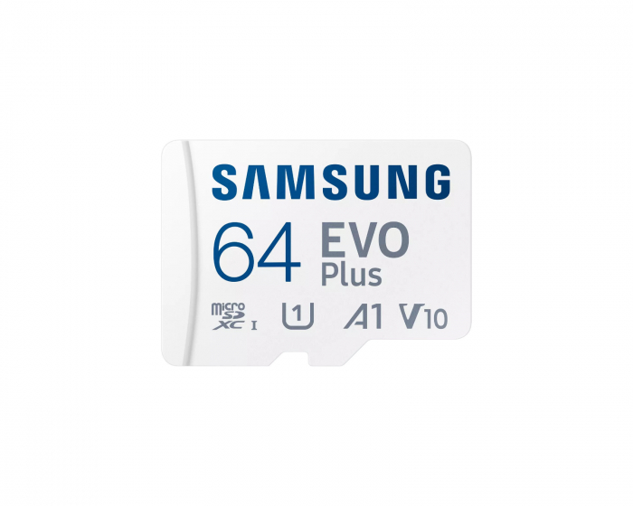 Samsung EVO Plus microSDXC 64GB & SD adapter - Minneskort