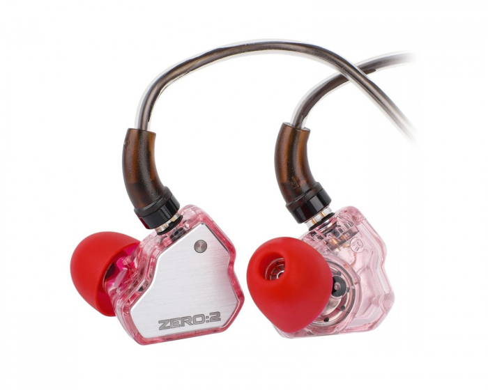 7HZ Zero 2 IEM Hörlurar med Mikrofon - 3.5mm - Rosa