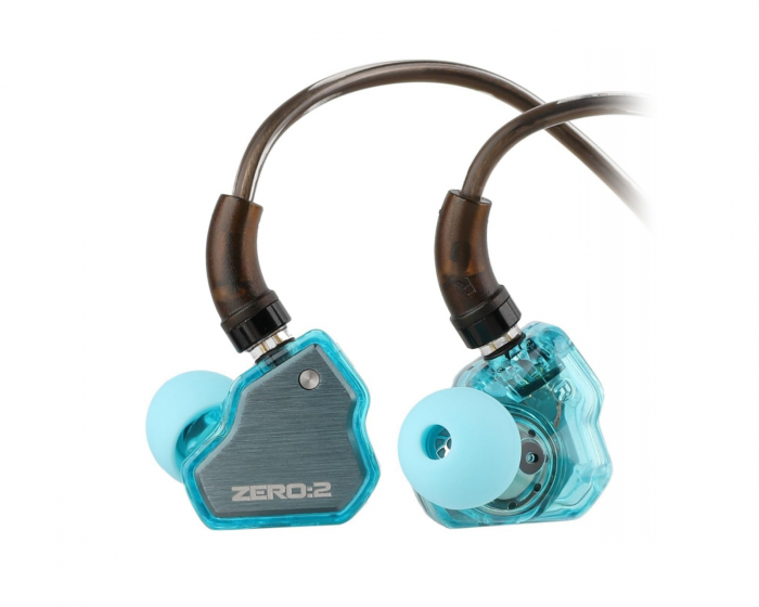 7HZ Zero 2 IEM Hörlurar med Mikrofon - 3.5mm - Blå