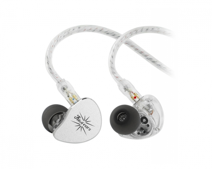 Kiwi Ears Belle IEM Hörlurar med Mikrofon - 3.5mm - Silver