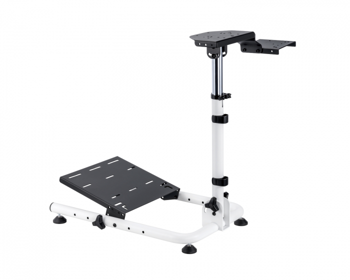 MaxMount Racing Simulator Wheel Stand med Gear Shifter - LRS11 - Vit