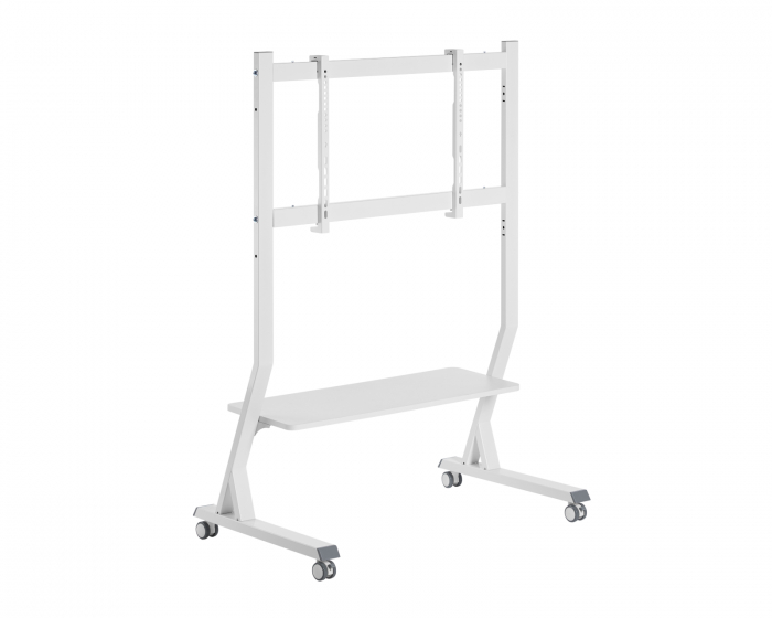 MaxMount TV-stativ på hjul - 45”-90” - Vit
