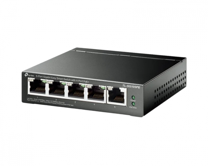 TP-Link TL-SG105PE 5-Port PoE 65W Switch