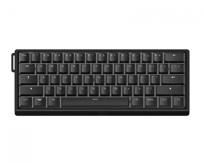 Wooting 60HE V2 Tangentbord - ANSI Non Split Spacebar - Black Aluminum