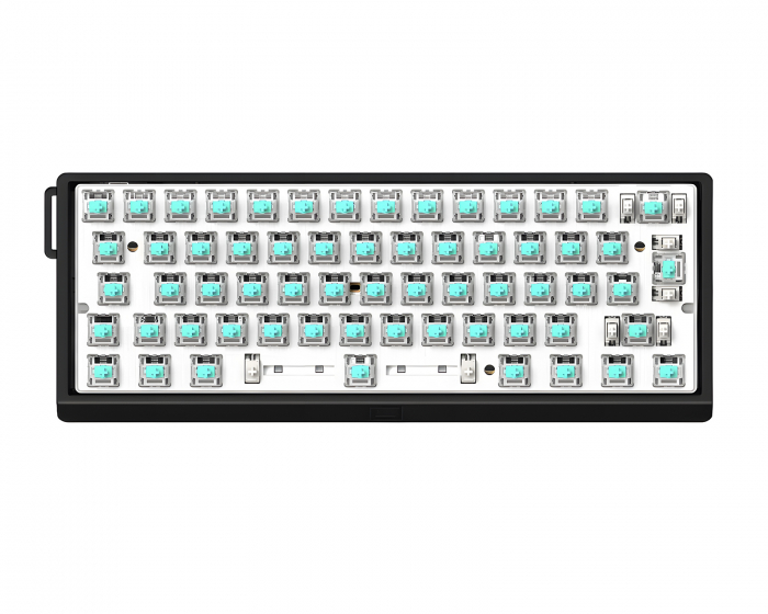 Wooting 60HE V2 Tangentbord - ISO Non Split Spacebar - Black Aluminum