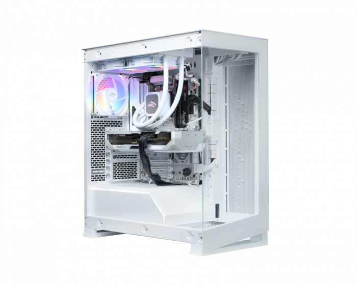 Shark Gaming White Shark Massacre 9070 XT Gaming PC - RX9070XT 16G - Ryzen 7