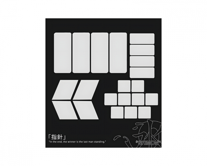 Mizu Works Shimon Grepp - DIY Förskurna - Vit