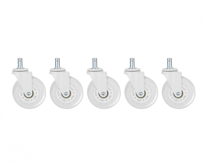 MaxMount Hjul till Stol 3″ Universal - Vit