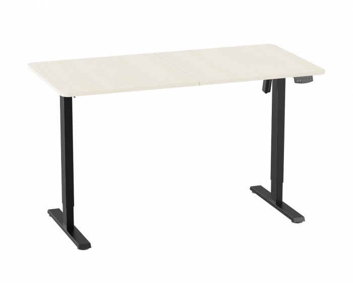 MaxMount Höj och Sänkbart Skrivbord (1400X700) - Svart/Ek bordsskiva